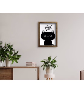BK Home Doğal Masif Ahşap Çerçeveli Tablo 45x65cm-9
