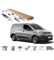 Citroen Berlingo Maxi Van Üst Port Bagaj Tavan Çıtası Gri 2019 Sonrası