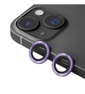 BİNANO METAL RİNG IPHONE 15/15 PLUS MOR KAMERA KORUYUCU