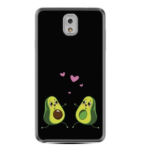 Samsung Note 3 4 5 8 9 20 Ultra 10 Lite Kılıf Desenli Silikon Aşık Avokadolar 1642