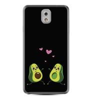Samsung Note 3 4 5 8 9 20 Ultra 10 Lite Kılıf Desenli Silikon Aşık Avokadolar 1642