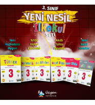 Üçgen 3.Sınıf İlkokul Yolculuğu Seti (Beyaz)