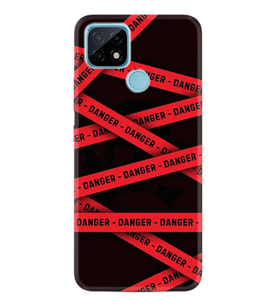 Realme C11 C21 C21Y C25Y C11 2021 Kılıf Desemli Silikon Danger 1372