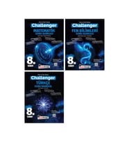 LGS 8. Sınıf Challenger Matematik Fen ve Türkçe 3lü Set