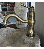 Sipahi Marble Eskitme Kısa Lavabo Bataryası
