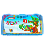 Bigpoint Pastel Boya 12 Renk - Mavi Kutulu