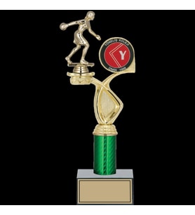 ODAK KUPA - Figürlü Kupalar - Bowling Kadın Figürlü Kupalar FG-018 C - 34 cm