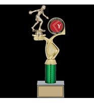 ODAK KUPA - Figürlü Kupalar - Bowling Kadın Figürlü Kupalar FG-018 C - 34 cm