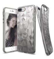 Ringke Air Prism 3D Elmas Yansıması iPhone 7/8 Plus ile Uyumlu KIlıf Smoke Black