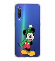 Xiaomi Mi 9 Uyumlu Kapak Mickey Mouse Tasarımlı Şeffaf Silikon Kılıf