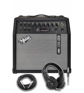 Midex MGA-50BK-HD Elektro Gitar Amfisi 50 Watt USB Bluetooth Şarjlı 4 girişli (Kulaklık ve Kablo Dahil)