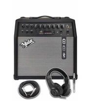 Midex MGA-50BK-HD Elektro Gitar Amfisi 50 Watt USB Bluetooth Şarjlı 4 girişli (Kulaklık ve Kablo Dahil)