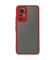 Xiaomi Mi 12 Lite Kılıf Montreal Silikon Kapak - Kırmızı