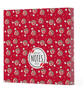 Kahve 9 - Çizgisiz Yan Boyamalı Defter