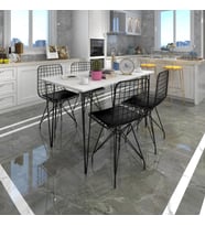 Knsz masa sandalye takımı hem75mazlum byzsyh 100*070 4 sandalye syhsyh (Karışık)