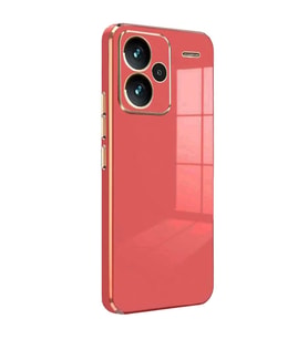 Xiaomi Redmi Note 13 Pro Plus Kılıf Volet Silikon - Kırmızı