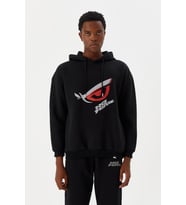 No Fear Erkek Sweatshirt Kapüşonlu Siyah M500227