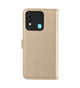 Northcity Tecno Spark 8T Trend S Plus Kapaklı Telefon Kılıf - Gold