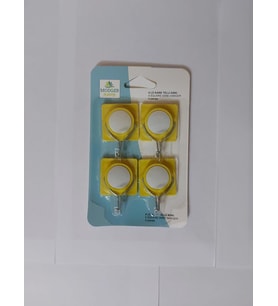 Yapışkanlı 6 LI Figür Desenli Dekoratif Mutfak Banyo Çocuk Odası Askısı