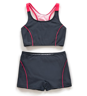 Endeep Kız Çocuk Şortlu Yüzücü Bikini Takımı
