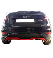 Ford Fiesta (2009-2016) ST Desing Arka Tampon Eki - Difüzör (Plastik)