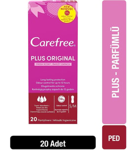 Carefree Günlük Ped Plus Orıgınal Normal 20 Li