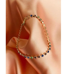 SU YOLU RENKLİ TAŞLI BİLEKLİK SW002