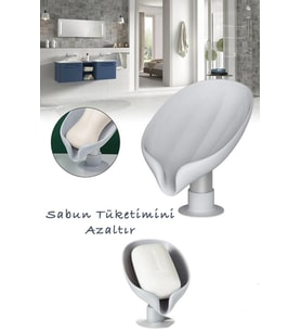 Vantuzlu Su Giderli Katı Sabunluk Banyo Mutfak İçin Süngerlik Su Tutmaz Sabun Kutusu (Karışık)