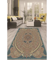 Dijital Kaymaz Taban Yıkanabilir Modern Renkli Salon Halısı Mutfak Halısı Yolluk ND-HT-66 (Çok Renkli)