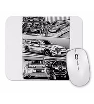 Supra Details White Background Mouse Pad