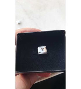 İTALYAN ÇELİK CHARM ÇELİK CHARM Y HARFİ İSİM TARİH BAŞ HARF YAZILIR 9 MM FMACCESORİES