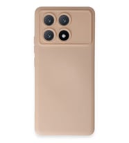 Newface Xiaomi Poco X6 Pro Kılıf Nano içi Kadife Silikon - Pudra