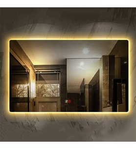 (h)70x120 cm Buğu Çözücülü Dokunmatik Işıklı Ledli Banyo Aynası