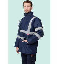 Kışlık İş Güvenliği Parka Reflektif EN ISO 13688 20471 343 Salix (Lacivert)