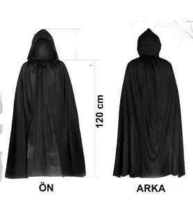 120 cm Kapüşonlu – Cosplay ve Parti Kostümü