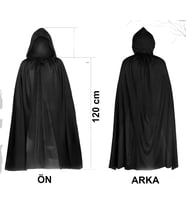 120 cm Kapüşonlu – Cosplay ve Parti Kostümü