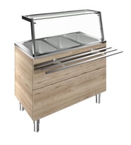 Electrolux Professional Müşteri Tarafında Bir Adet Boru Tip Paslanmaz Çelik Tepsi Kaydırma, Y= 900 Mm F02H3AF01W