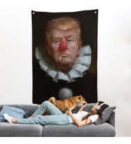 Palyaço Donald Trump Duvar Örtüsü-7849