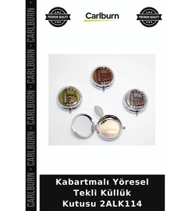 Özel Üretim Dekoratif Hediyelik Aksesuar Kabartmalı Yöresel Tekli Küllük Kutusu 2ALK114