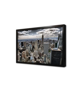New York Şehir Çerçeveli Mdf Tablo