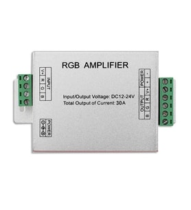 Powermaster PM-4877 12-24 Volt 30 Amper RGB Led Amplifier Repeater 12V-24V-30A