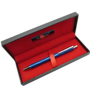 Signator® T670 Simli Mavi Tükenmez Kalem  İsme Özel Kalem  Hediyelik Kalem (Karışık)