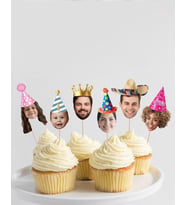 Kişiye Özel Fotoğraflı Cupcake Süsü