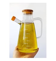 River World 900 ml'lik Borosilikat Camdan Yağlık Sosluk Sirkelik