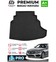 Mercedes C200 W205 3D Pro Bagaj Havuzu 2014-2021 A+ Kalite