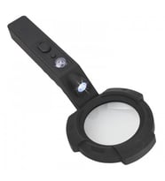 7 Led Aydınlatma Fener Pusula 4X Büyütme Okuma Büyüteç Th-600557