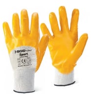 SGS7211 Sport-10 Latex Kaplı Pamuk Eldiven 10 Adet