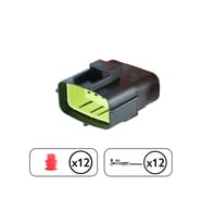 Soketi 12 Pin Dişi Kablosuz