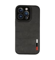 iPhone 14 Pro Kılıf Loop Deri Silikon - Siyah