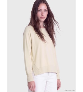 LCW Modest Bej Bisiklet Yaka Kadın Tunik